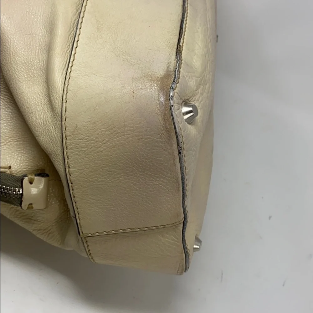 Chloe Edith XL Dome Beige Calfskin Bowler Bag